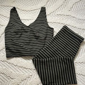 Crop top and Skirt set